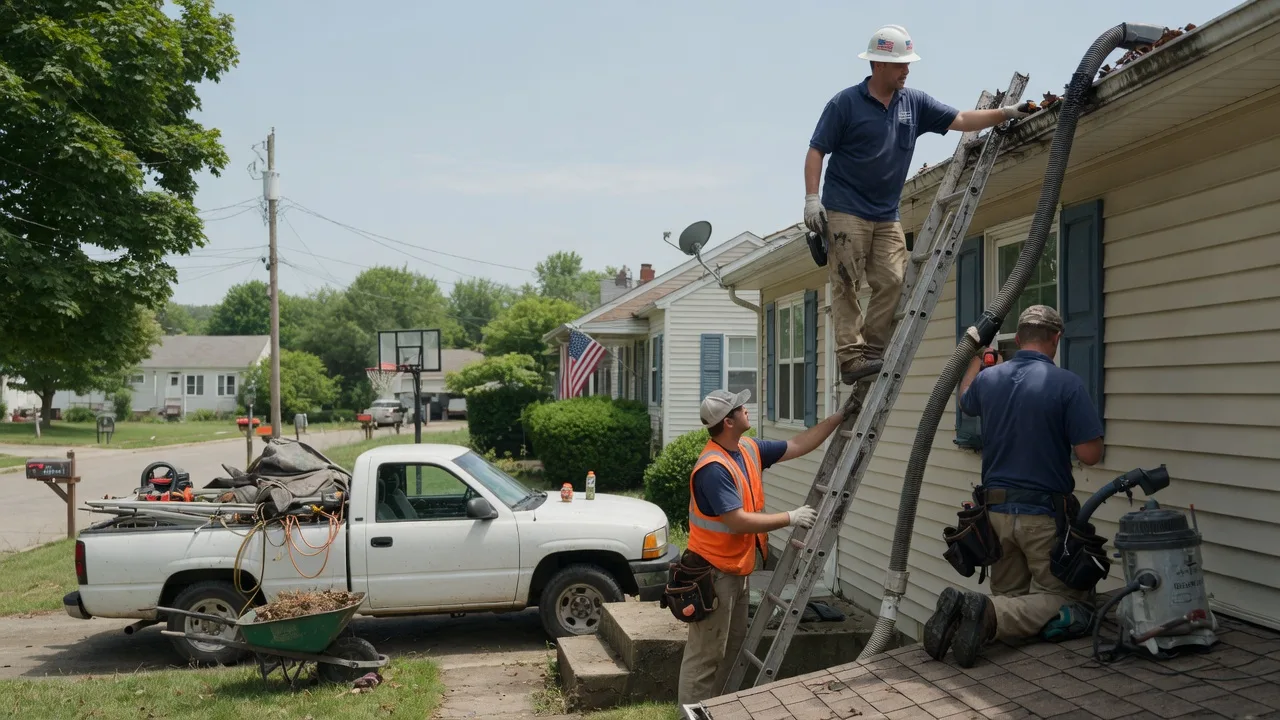 Gutter Installation in Larwill, IN near me